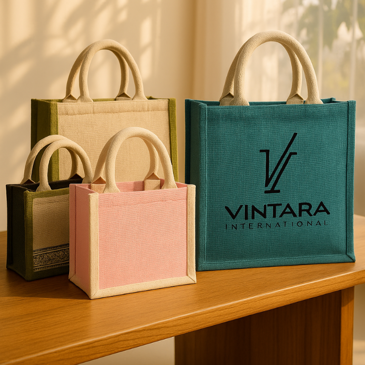 COLOURED JUTE BAGS